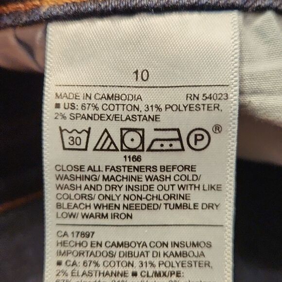 Old Navy Women's "Pop Icon Skinny" Dark Wash Jeans Size 10 - Picture 8 of 8